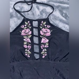 One Piece Halter Bathing Suit